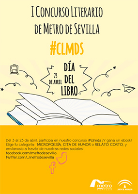 Metro de Sevilla organiza su primer Concurso Literario para celebrar el Día del Libro