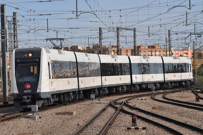 Metrovalencia: Serie 4.300. Tren elctrico de Vossloh en circulacin en FGV desde 2007 (55 unidades L-1 y L-5)
