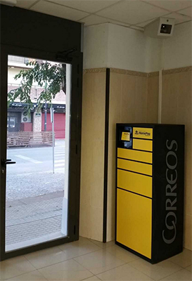 Instalada la primera mquina de recogida de paquetes City Paq en la estacin leridana de Balaguer
