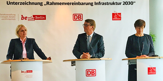 Acuerdo de modernizacin ferroviaria para Berln y Brandenburgo 2030