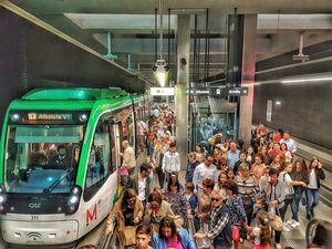 Metro de Granada alcanza los ocho millones de viajeros 