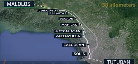 Comienzan las obras del ferrocarril de cercanas Norte-Sur en Manila