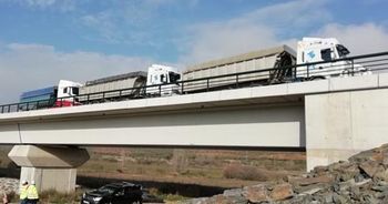 Realizada con xito la prueba de carga del viaducto del tramo Estacin de Plasencia-Plataforma
