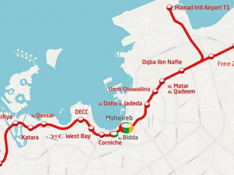 Inaugurado el primer tramo del Metro de Catar