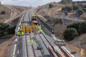 La obra ferroviaria supuso el 17,3 por ciento de todo lo licitado en el primer cuatrimestre de 2019