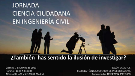 Primera Jornada sobre Ciencia Ciudadana en Ingeniera Civil