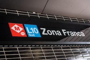 En servicio la estacin de Zona Franca de la lnea 10 Sud del metro de Barcelona