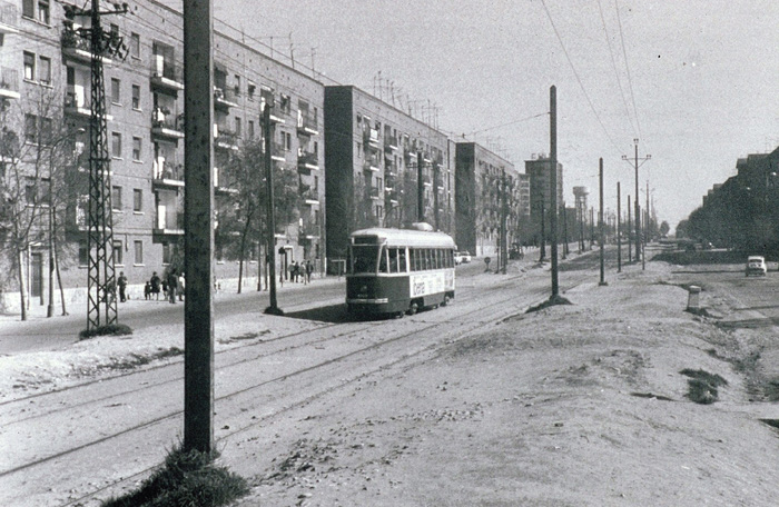 Imagen de la calle Garca Noblejas en 1970.